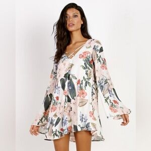 Show Me Your Mumu Floral Joni Flow Mini Dress XS